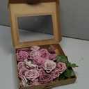 Ling's moment Artificial Flowers, 25Pcs 3" Roses in Mauve Shades, Realistic DIY Foam Floral Decor for Wedding Bouquets/Centerpieces, Outdoor Party Backdrops, Room/Table, and Garden/Pot Decorations