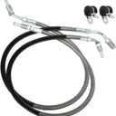 Front Left & Right Brake Hose Line for Polaris Sportsman Magnum Trail Boss Blazer Xplorer Xpress Scrambler Sport Xpediti-on Big Boss Diese-l Worker 250 300 325 350 400 425 500 335 455 1930753 1930752