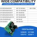 OEM 520820 RV Furnace Ignition Circuit Board for Suburban SA/SF/SFV/SH/NT Furnaces, 12VDC Control Module for SF 20/25/30/35/42, NT 12/16/20/24/30/34, 521099 520741 520871