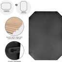 24"x36" Black Octagon Mirror for Bathroom, Black Rectangle Metal Frame Vanity Mirror Wall Mounted Hanging for Bedroom Entryway Living Room Farmhouse Horizontal/Vertical