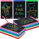 LCD Writing Tablet for Kids Party Favors Bulk - 24 Pack 8.5in Colorful Doodle Board, Erasable Drawing Pad for Goodie Bags Stuffers Birthday Gifts, Learning Travel Toys for Girls Boys Aged 3 4 5 6 7 8