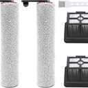 H12 Pro Brush Roller and Replacment Filter for Dreame H12 Pro, 2 Brushs+ 2 Filters +1 Cleaning Brush
