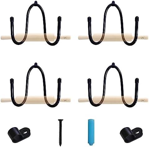 3 Pack Rolling Pin Holder with No-punch Screw Holder Display Rack Storage Organizers Wall Mount Hooks