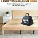 YHK 8PCS Adjustable Height Bed Support Legs 5.0-7.8inch, Heavy Duty Bed Frame Support Legs for Bed Slat and Frame, Plastic Bed Frame Support Replacement Bed Support Reinforcement Parts