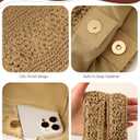 Beach Bag, Straw Beach Bags for Women, Floral Designed Beach Tote Lightweight Foldable Straw Bag