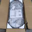 WABON Modern Crystal Chandeliers, Chrome Luxury Celling Light, Contemporary Pendant Lights for Dining Room Living Room (L-31.9'')