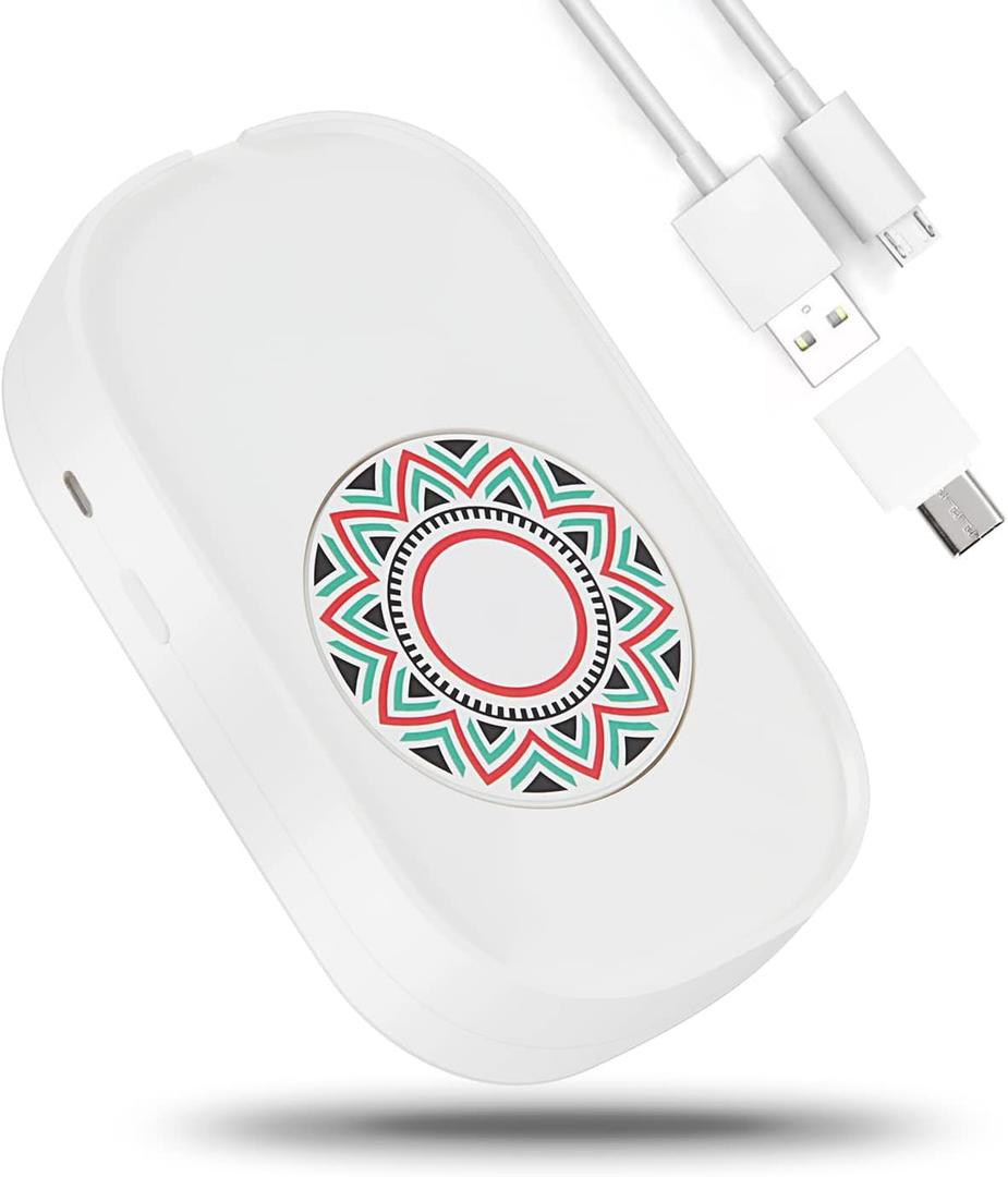 Mouse Jiggler, Undetectable Mouse Mover Shaker Simulator for Computer Laptop Awakening, Keeps PC Active, No Software, Driver-Free with USB C to USB Adapter