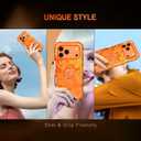 2 x Casetego for iPhone 17 Pro Max Case,Three Layer Heavy Duty Sturdy Shockproof Protection Full Rugged Hard PC+Soft TPU Bumper Protective Girls Case for Apple iPhone 17 Pro Max 6.9 inch,Orange