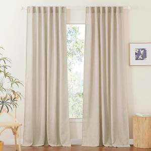 Curtain Beige 1 Panel 84 x 104 In