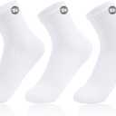9P Kids Socks Boy&Girl Toddler Crew Ruffle Sock Dress School Uniform (M)