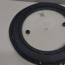 Vented Tempered Glass Universal Lid for Pot Pan Skillet with Heat Resistant Silicone Rim Microwave Splatter Lid Cover Microwave Safe Fit 9.5 10 10.5 11 Cookware, Dishwasher Safe Grey