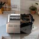 Ganiza Smart Toaster 2 Slice with Touchscreen, Digital Countdown Timer, Touch Screen Toaster Wide Slot, Full Stainless Steel, Defrost Reheat Cancel, +/-10s Fine-Tune, Removable Crumb Tray, Max 925W