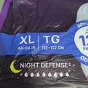 Depend Night Defense Adult Diapers, Incontinence Underwear for Men, Disposable, Overnight, Extra-Large, Grey, 20 Count