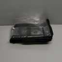 Clear Clothes Storage Bag Organizer with Reinforced Handle, Vinyl Storage Bags for Comforter, Blanket, Bedding, Toys, Transparent Moving Totes with Sturdy Dual Zippers, 3 Pack, 55 L, Black