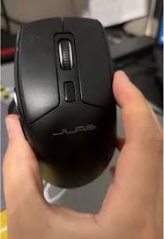 JLab JBuds Wireless Mouse, Connect Via Bluetooth or USB Wireless Dongle, Multi-Device Toggle, Up to Three Devices, Custom User Profiles, Adjustable Tracking, Full-Size, Rechargeable, (1 Pack)