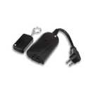 Woods 32555WD Weatherproof Outdoor Electrical Outlet Switch; Wireless Remote Control Plug In; 100 ft Control Range; Weatherproof Remote Control Converter; 60-ft Frequency Range; 1 Pack; Black