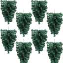 Artificial Christmas Swag Pine Swag Faux Greenery Teardrop Swag DIY Xmas Wreath Garland Decor for Holiday Winter Wall Front Door Mantle Fireplace Lintel Indoor Outdoor Decor 17.7 Inch, Green (8)