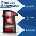 WFLNHB Right Side Tail Light Replacement for Land Rover Range Rover L405 2013-2017 Rear Tail Light Lamp Stop Brake Indicator Warning Light Passenger Side