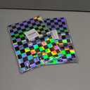 2 x XIHIRCD 50pcs Race Car Party Favor Bags, Holographic Black and White Race Cars Goodie Bags Iridescent Checkered Gift Bags Checkered Candy Treat Bags for Race Car Birthday Party Supplies