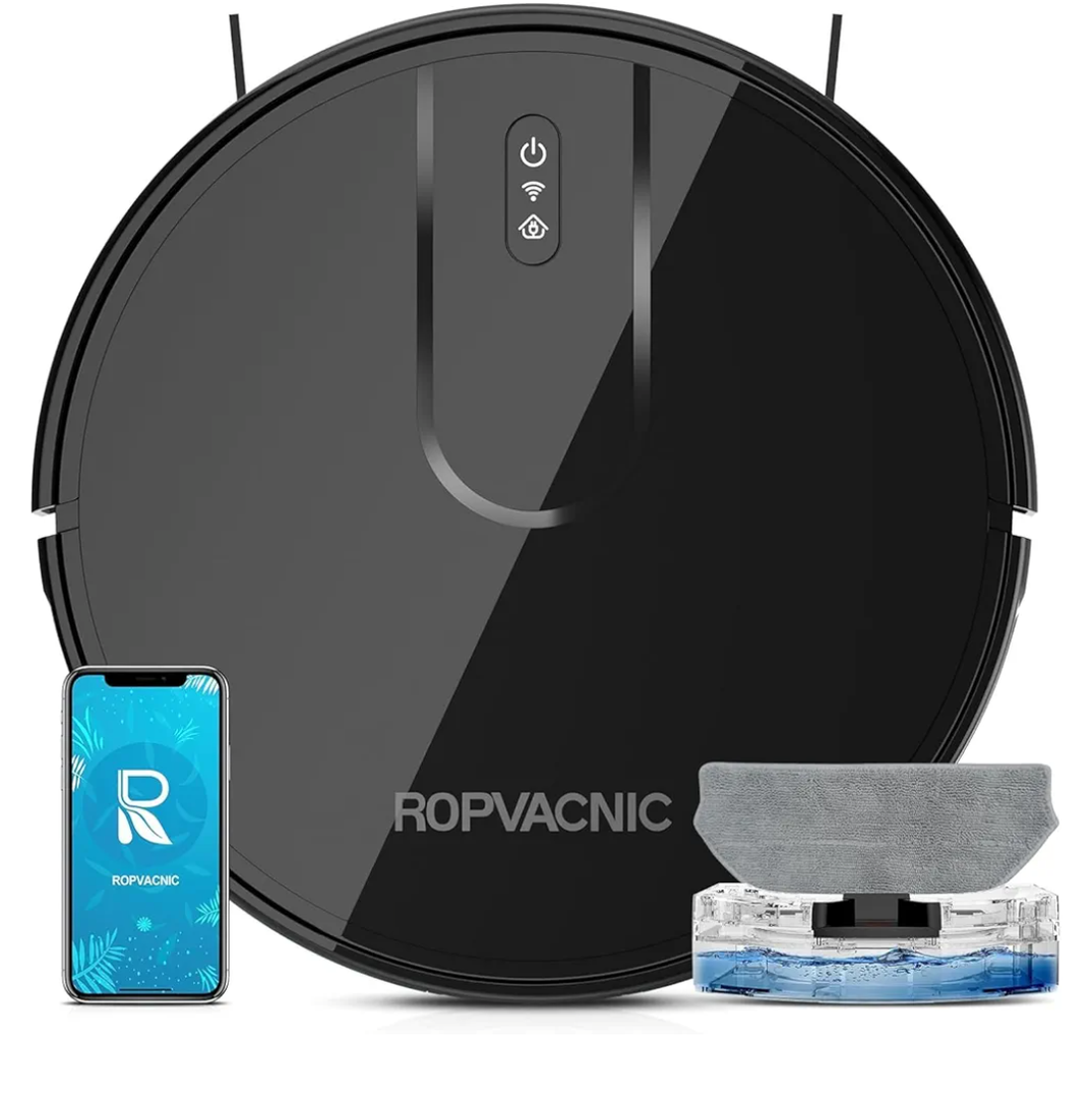 Robot Vacuum Cleaner Robot Vacuum and Mop Combo with 4000Pa Suction, Personalized Cleaning Adjustments, Self-Charging Robotic Vacuum Cleaner, Advanced Obstacle Avoidance