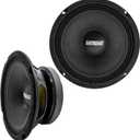 EARTHQUAKE Sound PR-EQ68 6.5-inch 8-Ohm Cloth Surround Speakers - Open Basket, 200 Watts Max (Pair)