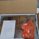 Snughome Desk Shelf, 31.9" Desktop Organizer Shelf, Desk Hutch for Computer Monitor, 4 Tier Desk Top Display Rack, Wood Desktop Bookshelf Storage Rack for Home Office Dorm, Rustic Brown