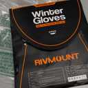 rivmount Winter Gloves Women Men, Cold Weather Touch Screen Liner Glove, Windproof 3-Layers, for Running, Cycling, Biking, Hiking, Driving