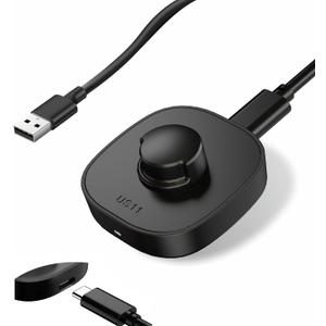 Charger for Oura Ring Gen3 - Size 12 - Fast Charging Dock with USB-C Cable Compatible with Oura Ring Gen3 - Black (Size -9)