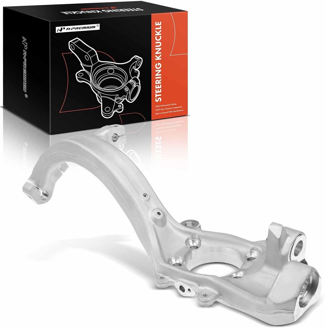 A-Premium Front Suspension Steering Knuckle Compatible with Audi A6 2006-2011, A6 Quattro 2005-2011, Right Passenger Side
