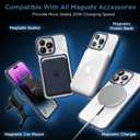 SUCGLES for iPhone 14 Pro Max Case with MagSafe [Ultra Strong Magnetic] [12FT Military Drop Protection] [Shockproof Bumper] Slim Thin Mag Safe Promax Phone Cover for Apple 14pro Max (Navy Blue)