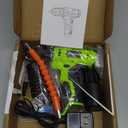 FADAKWALT Cordless Drill Set,12V Power Drill Set with Battery and Charger, Electric Driver/Drill Bits, 3/8'' Keyless Chuck,21+1 Torque Setting, 180 inch-lbs, with LED Electric Drill Set (Green)