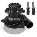 Vacuum Blower Motor 116392-00/116392-01 Fit for Ametek Lamb Vacuum Blower- Replace 120V/ 2 Stage/ 900W Vacuum Motor for Boat Lifting, Central Vacuum Systems, Industrial Cleaning