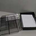 Prevue Pet Products Parakeet Manor Bird Cage with Handle for Home or Travel, Black