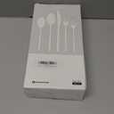 KINGSTONE 20 Piece Hammered Silverware Set, 18/10 Stainless Steel Flatware Set for 8, Cutlery Set for Home, Party, Wedding, Mirror Polished Dishwasher Safe