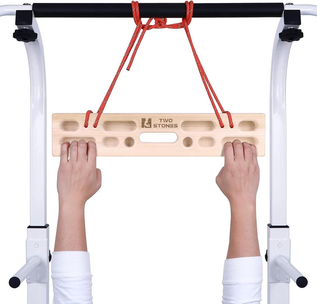 Two Stones Portable Hangboard | Rock Climbing Hangboard | Hang Board for Climbing | Rock Climbing Gifts for Rock Climbers for Climbers | Bouldering Gifts