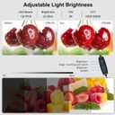 PULUZ Light Box Photography Kit, 12"x12" Portable Photo Studio Shooting Tent CRI 97 Dimmable LED Light with Double-Sided Reflector Board & 6 PVC Backdrops