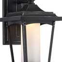 Nuvo 62/821 One Light Outdoor Wall Mount, Pack, Black