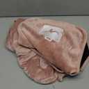 EverSnug Limited Edition Travel Blanket and Pillow - Ultra-Soft, Compact & Lightweight, 65x40 Inches, with Carry Case, Luggage Sleeve & Backpack Clip (Light Pink)