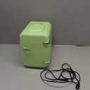 CAYNEL Mini Fridge Portable Thermoelectric 4 Liter Cooler and Warmer for Skincare, Eco Friendly Beauty Fridge For Foods, Medications, Cosmetics, Breast Milk, Medications Home and Travel (Light green)