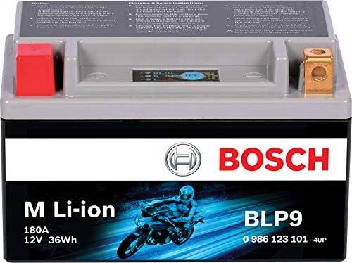 BOSCH BLP9, Group 9, Lithium Power Sport Battery, 180CA 12V for Motorcycle, ATV/UTV, 4-Wheeler, Snowmobile, Personal Watercraft, Scooter, and Jet Skis