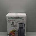 Cold Press Juicer, 5.5inch Wide Feed Chute Juicer Machine, Slow Masticating Juicer for Whole Vegetables & Fruits, Gray