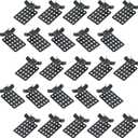 marddpair 25 Pack Aluminum Heat Cable Roof Clip Replacement for Ice Dam Heat and Tape Roofs Heat Cable (Raw Aluminum)