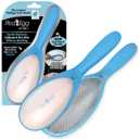 PedEgg Jumbo As Seen On TV, Gently Removes Calluses & Dry Skin Without Bending for Smooth, Soft Feet, Easy Reach Handle, Mess-Free, 300% More Microfiles Than Original, Reach Your Feet with Ease