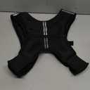 PACEARTH Weighted Vest,6lb/8lb/10lb/12lb/16lb/20lb/25lb/30lb Weight Vest with Reflective Stripe, Body Weight Vests for Women, Men, Weight Loss Workout, Strength Training, Running, Walking, Jogging (Black)