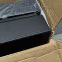 PAKETA 4 Pack Expandable Pull Out Cabinet Organizer, 21'' Deep Pull Out Drawers for Cabinets, Upgrade 3 Slide Rails Sliding Drawers for Cabinet with Adhesive Nano Film (Black, 21"D X 15-26"W