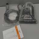 Sportneer Bike Lock: Heavy Duty Anti Theft Bike U Lock with 5ft Security Steel Cable - 17mm Shackle Bicycle U-Locks with Keys & Sturdy Mounting Bracket for Road, Mountain, Electric & Folding Bike (Black)