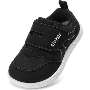 Toddler Wide Toe Box Barefoot Shoes Boys Girls Sneakers Kids Tennis Shoes Preschool Non Slip Lightweight Comfortable First Walking Shoes Running Outdoor Activities T6