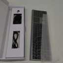 Wireless Keyboard and Mouse, Vssoplor Rechargeable Quiet Full-Size Keyboard and Mouse Combo Set Ultra Slim Design for Laptop, PC, Notebook, Desktop-Dark Gray