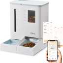 iPettie FW54 5G/2.4GHz WiFi Automatic Feeder and Waterer 2-in-1 Set for Pets, 300 oz Large Capacity for 2 Weeks, Perfect for Working Parents