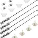 Upgraded W10780048 Washer Suspension Rod Kit with W10400895 Washer Suspension Springs Fits for Whirlpool Amana Maytag Washing Machines
